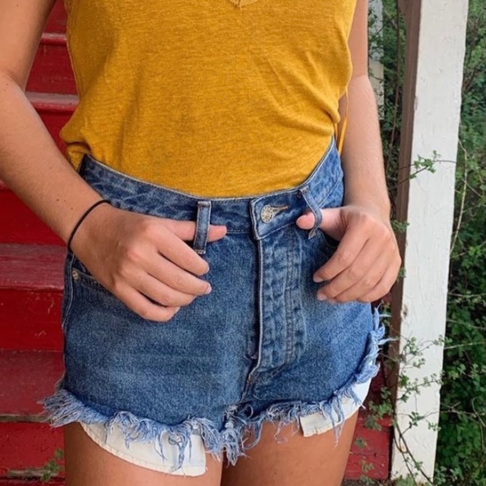 High waisted shorts